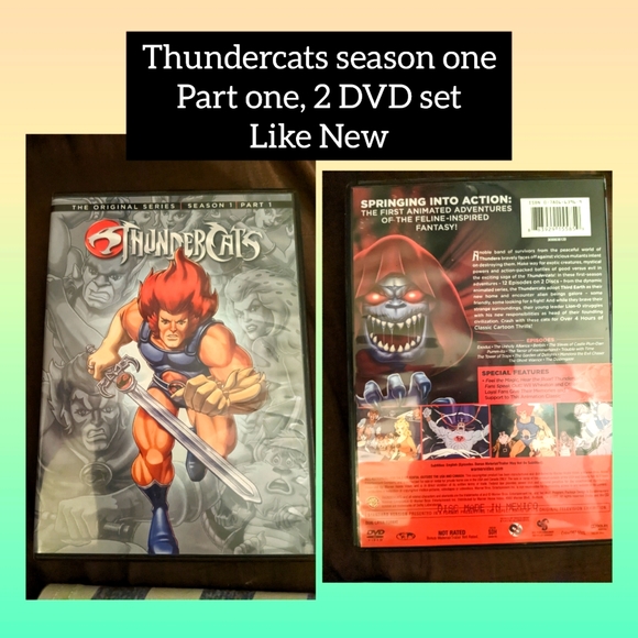 5/$25 thundercats season onePart one, 2 DVD set, like New, original series - Picture 1 of 3